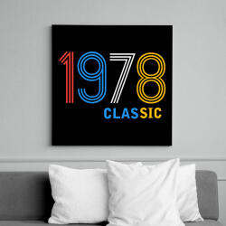 printfashion 1978 - Vászonkép - Fekete (11933314)