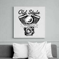 printfashion Old Style - Vászonkép - Fehér (6630259)