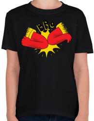 printfashion Új köszönés Bro - Gyerek póló - Fekete (2397774)