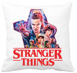 printfashion Stranger things - Párnahuzat, Díszpárnahuzat - Fehér (2516464)