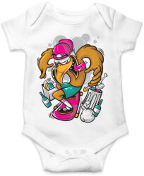 printfashion Deszkás sas - Baba Body - Fehér (1327033)