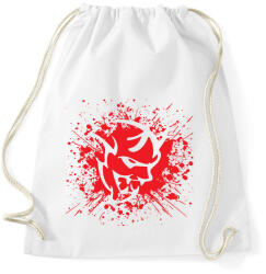 printfashion Devil face - Sportzsák, Tornazsák - Fehér (2241407)