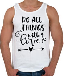 printfashion Doo all things - Férfi atléta - Fehér (2210346)