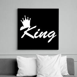 printfashion king - Vászonkép - Fekete (12537893)
