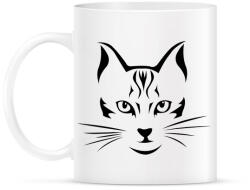 printfashion Cica fej - Bögre - Fehér (5041129)