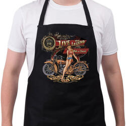 printfashion classic vintage - Kötény - Fekete (4939437)