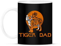 printfashion tiger dad - Bögre - Fekete (2504812)