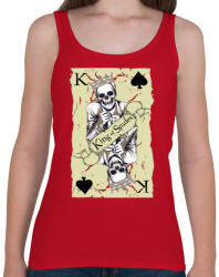 printfashion Pikk király - Női atléta - Cseresznyepiros (33126)