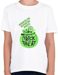 printfashion Aszpartám mentes Halloween - Gyerek póló - Fehér (14069761)