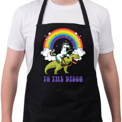 printfashion To the disco - Kötény - Fekete (13768194)