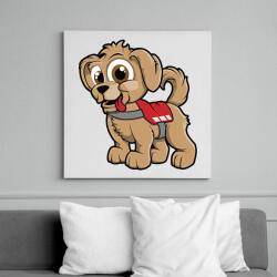 printfashion Rescue Puppy - Vászonkép - Fehér (6623740)
