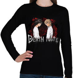 printfashion death note - Női hosszú ujjú póló - Fekete (14668045)