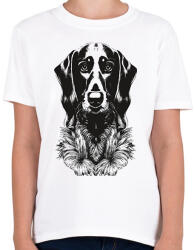 printfashion tacskó - Gyerek póló - Fehér (15935023)