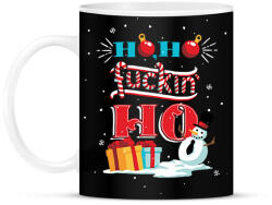 printfashion Hoho fuckin ho - Bögre - Fekete (2043503)