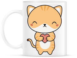 printfashion Cuki cica - Bögre - Fehér (1052275)