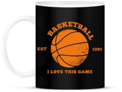 printfashion BASKETBALL - Bögre - Fekete (2060548)