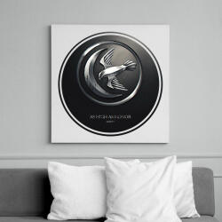 printfashion Trónok harca: Arryn ház - Vászonkép - Fehér (6621738)