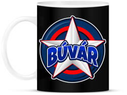 printfashion CAPTAIN BÚVÁR - Bögre - Fekete (10131338)