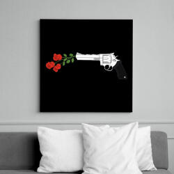 printfashion GUNsNDROSE - Vászonkép - Fekete (6650043)