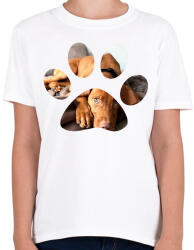 printfashion Vizsla Mancs - Gyerek póló - Fehér (5419179)