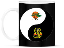 printfashion Dojo yin-yang - Bögre - Fekete (11778826)