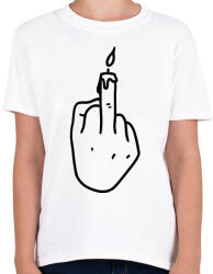 printfashion FCK gyertya - Gyerek póló - Fehér (2654146)