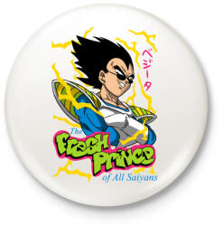 printfashion Saiyans - Kitűző, hűtőmágnes - Fehér (5106129)