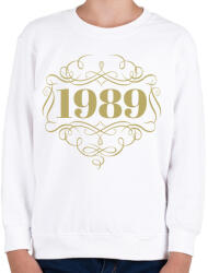 printfashion 1989 - Gyerek pulóver - Fehér (4459285)