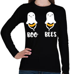 printfashion Boo Bees - Női hosszú ujjú póló - Fekete (16680248)