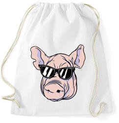 printfashion Malac - Sportzsák, Tornazsák - Fehér (7527251)