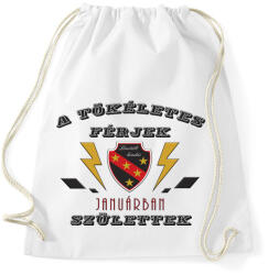printfashion Tökéletes férjek január - Sportzsák, Tornazsák - Fehér (3913329)