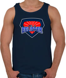 printfashion I AM A BELIEVER - Férfi atléta - Sötétkék (10493243)