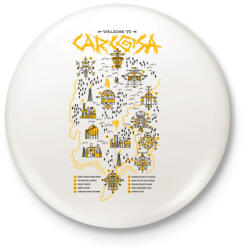 printfashion True detective - Kitűző, hűtőmágnes - Fehér (3074842)