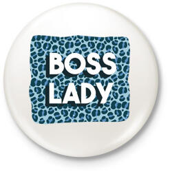 printfashion Boss lady - Kitűző, hűtőmágnes - Fehér (6385856)