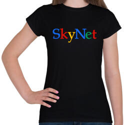 printfashion Skynet - Női póló - Fekete (7576841)