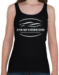 printfashion A wartburgom nélkül - Női atléta - Fekete (6617187)