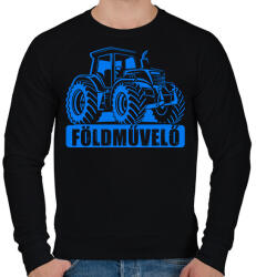 printfashion Földművelő New Holland - Férfi pulóver - Fekete (6043140)