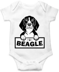 printfashion Beagle - Baba Body - Fehér (5039010)