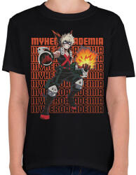 printfashion My Hero Academia Katsuki Bakugo - Gyerek póló - Fekete (16388685)