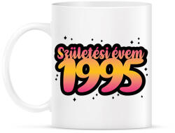 printfashion Születésem éve - Évszámmal - Bögre - Fehér (7152956)