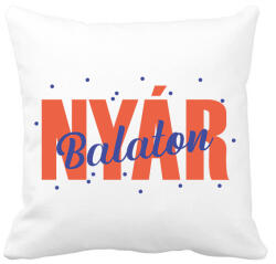 printfashion Nyár - Balaton - Párnahuzat, Díszpárnahuzat - Fehér (7349410)