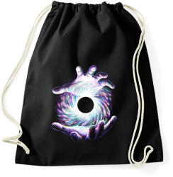 printfashion Fekete lyuk - Sportzsák, Tornazsák - Fekete (326105)