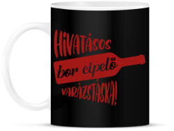 printfashion Hivatásos bor cipelő varázstáska - Táska minta - Bögre - Fekete (7004958)