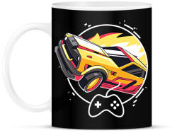 printfashion Rocket league - fennec - Bögre - Fekete (13596394)