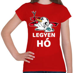 printfashion LEGYEN HÓ - Női póló - Piros (10821415)