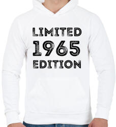 printfashion 1965 - Férfi kapucnis pulóver - Fehér (5059310)
