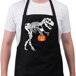 printfashion Halloween-i T-rex - Kötény - Fekete (16680097)