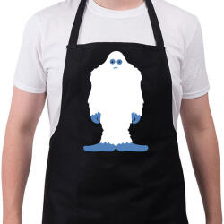 printfashion Yeti - Kötény - Fekete (4931444)