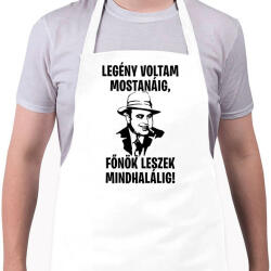 printfashion Al Capone legénybúcsú - Kötény - Fehér (4912494)