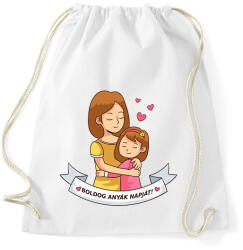 printfashion Boldog anyák napját - Sportzsák, Tornazsák - Fehér (2757616)